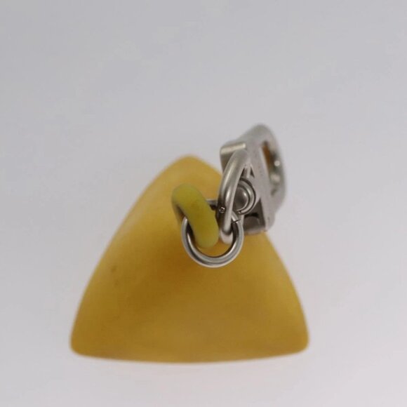 LOUIS VUITTON Charm metal Yellow LV Auth - Picture 16 of 16